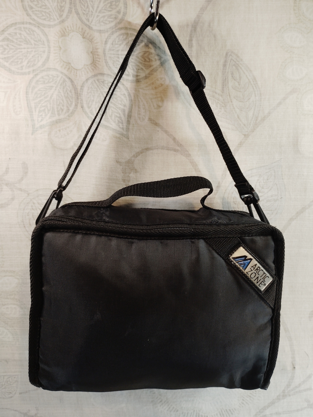Arctic Zone Black Insulated Lunch Tote Bag with Adjustable Shoulder Strap